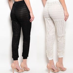 Textured Joggers